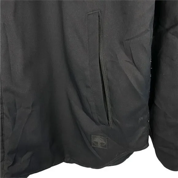 DOCKERS MEN'S Alpha Khaki Smart Flex Black Button Up Long Sleeve Jacket US XL - Picture 6 of 8